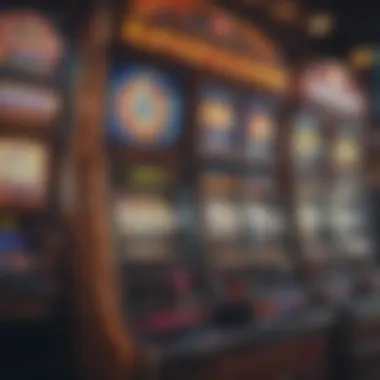 Captivating visual of a vibrant epic slot machine