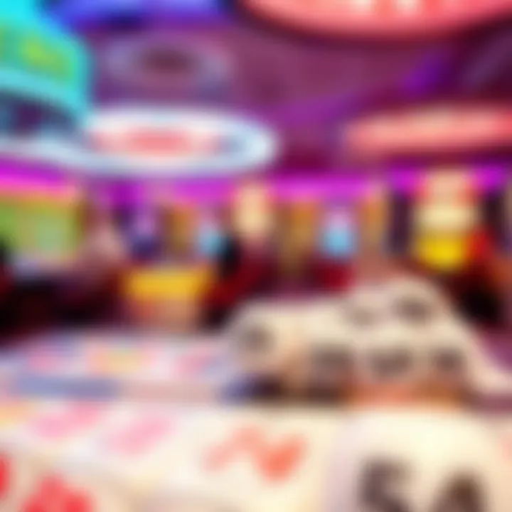 Strategic play in keno with visual representations of number selections