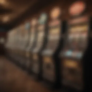 A historical timeline showcasing the evolution of slot machines