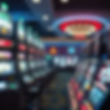 Visual representation of online gaming technology impacting river slots