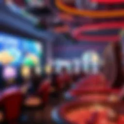Virtual casino gaming experience showcasing various free game options