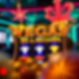 Vibrant display of Vegas Diamonds Slot game interface