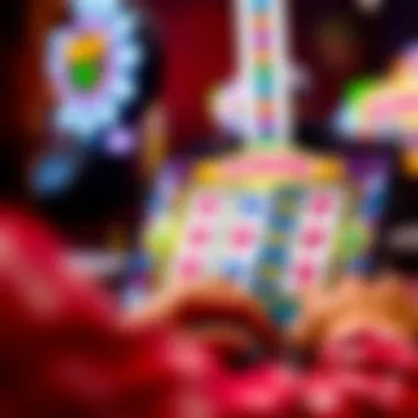 Player engaging with Vegas Diamonds Slot on a digital device