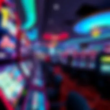 An interior view highlighting the vibrant gaming floor