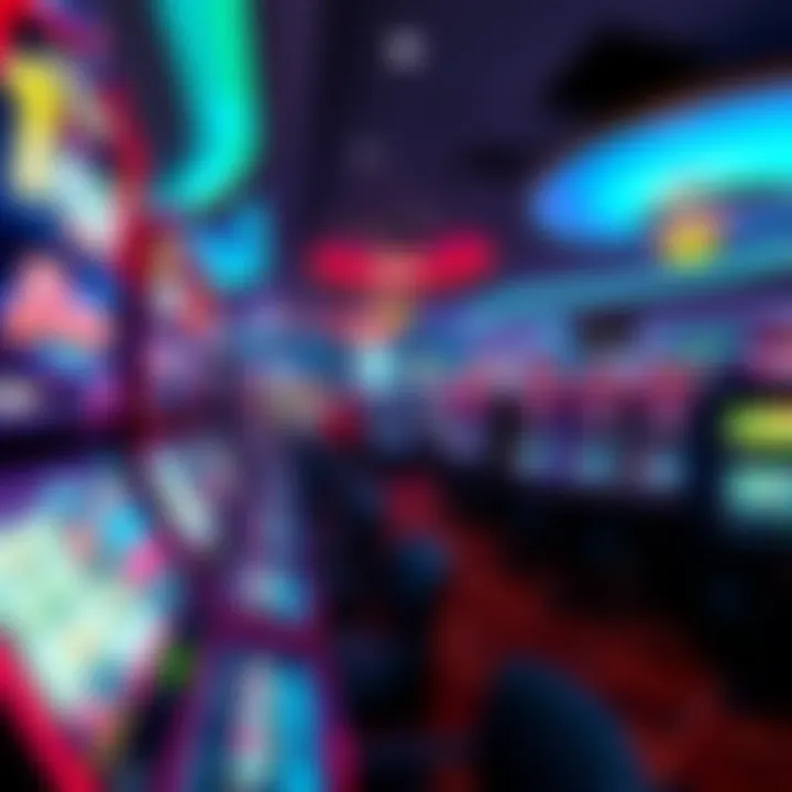 An interior view highlighting the vibrant gaming floor