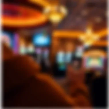 User navigating through features of the Gold Country Casino application