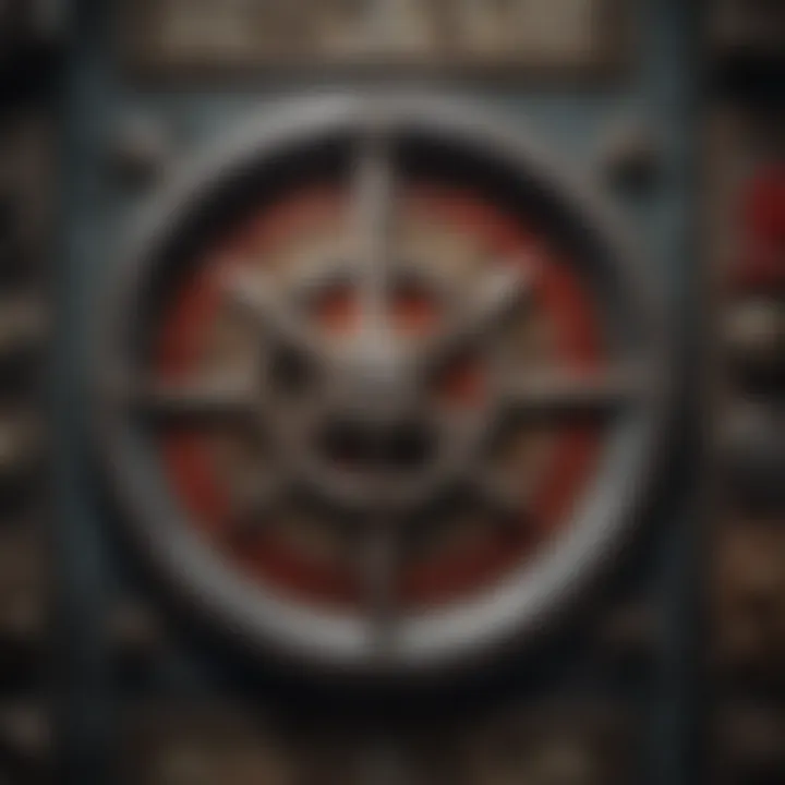 Close-up of the unique symbols featured in the House of the Dead slot