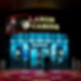 Secure casino entrance with security personnel