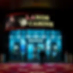 Secure casino entrance with security personnel