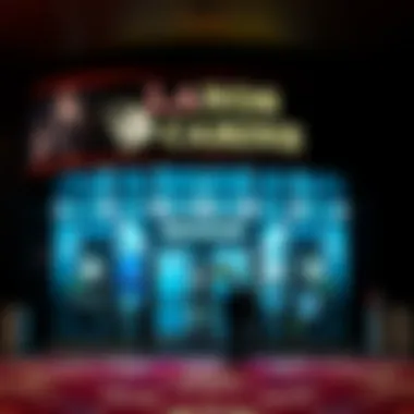 Secure Casino Entrance Secure casino entrance with security personnel