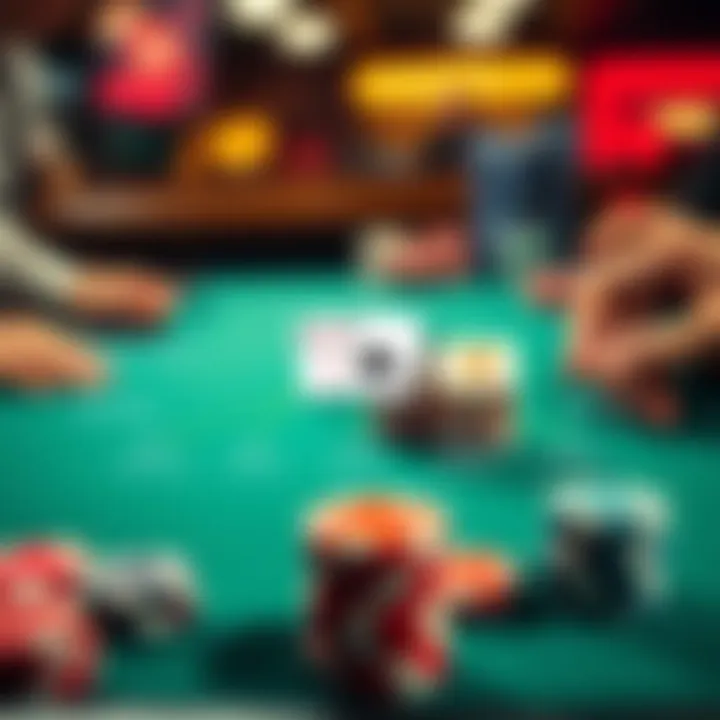 A strategic diagram illustrating effective poker strategies and tips