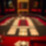 Strategic card layout in blackjack