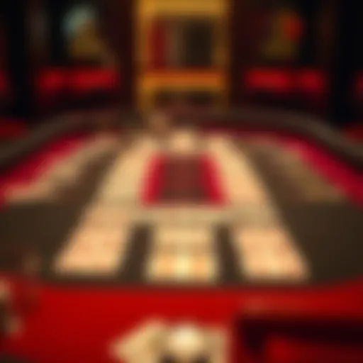 Strategic card layout in blackjack