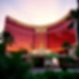 Stunning exterior of the MGM Grand Las Vegas