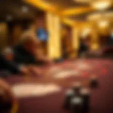 Strategic gameplay at a blackjack table