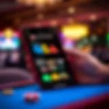 User interface of the Northstar Casino App showcasing its sleek design