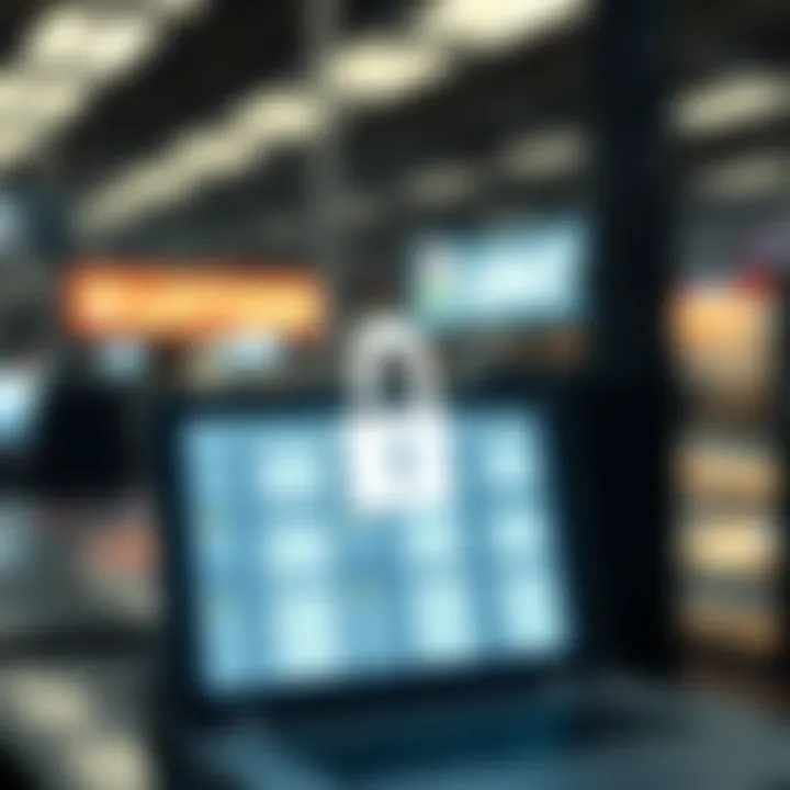 Visual representation of online lottery security measures