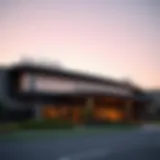 Exterior view of the Raiders hotel showcasing its modern design