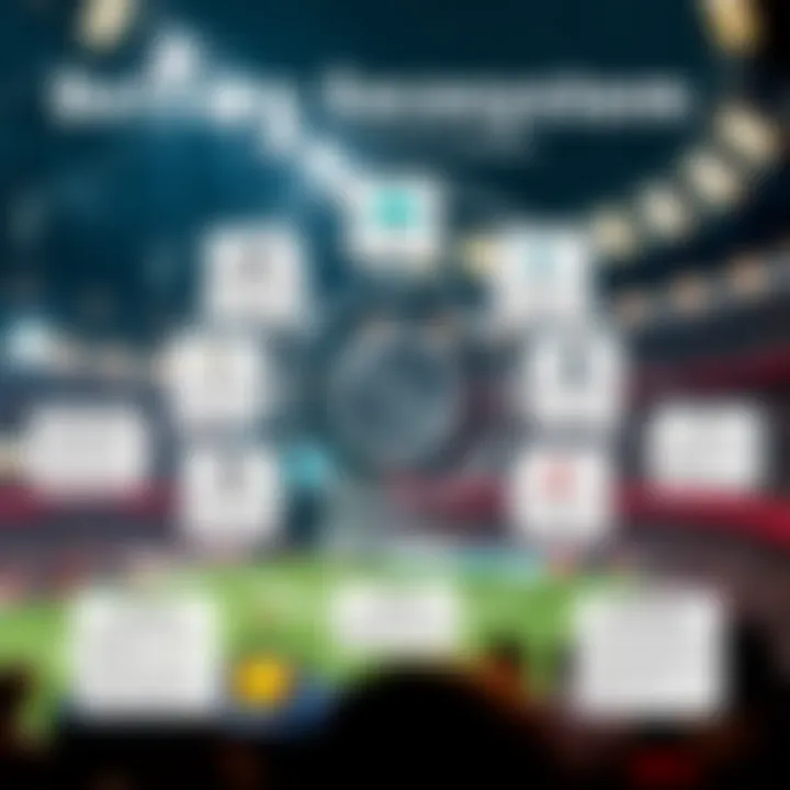 Diagram explaining the betting ecosystem and app integration