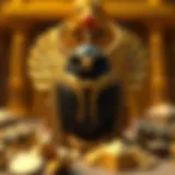 Ancient Egyptian motifs in Scarab slot game