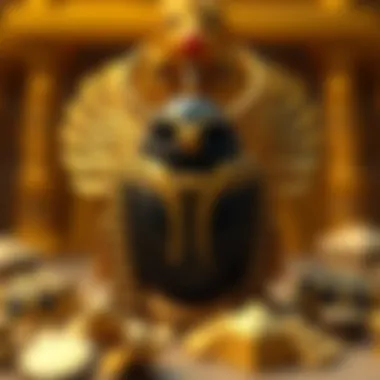 Ancient Egyptian motifs in Scarab slot game