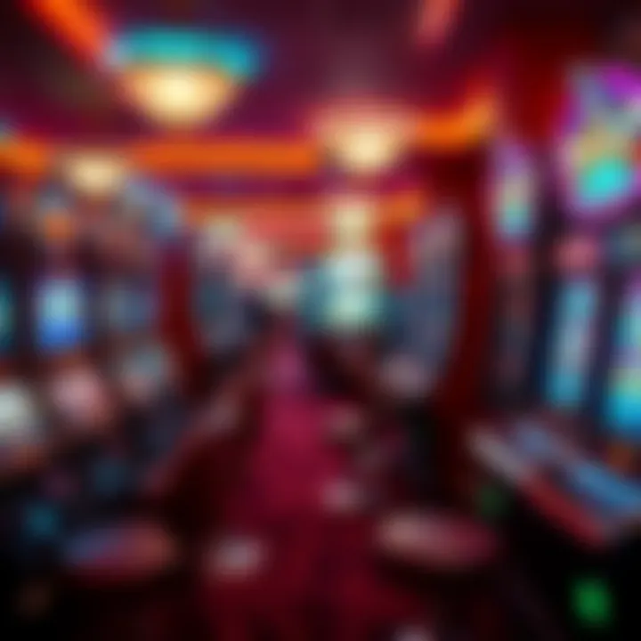 A bustling casino floor highlighting the popularity of slot machines