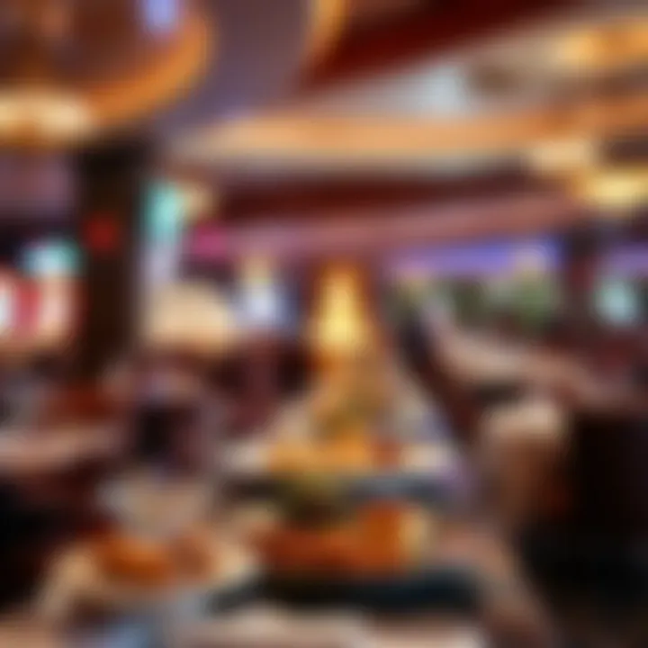 Gastronomic delights presented at one of the dining venues within Tioga Downs Casino Resort