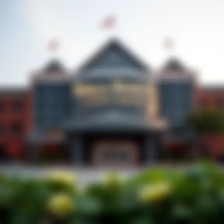 Exterior view of Tioga Downs Casino Resort showcasing its modern architecture