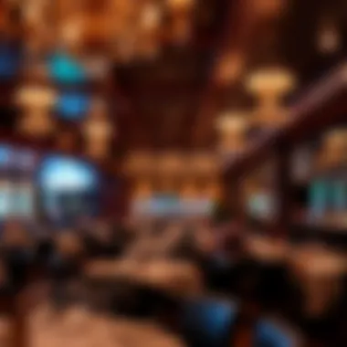 Luxurious dining area within a Mississippi casino