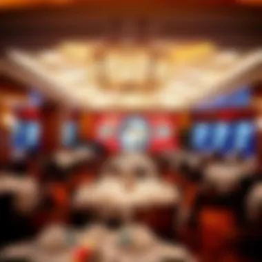 A luxurious dining area showcasing exquisite cuisine