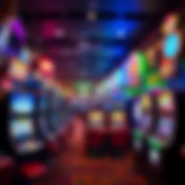 A bustling gaming floor filled with diverse slot machines