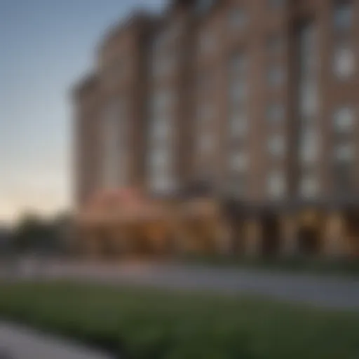 Exterior view of Turtle Creek Casino & Hotel showcasing its architecture