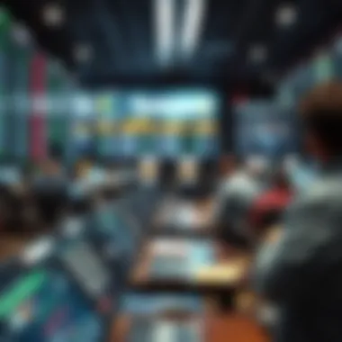 A visual showing technological advancements in the betting industry.