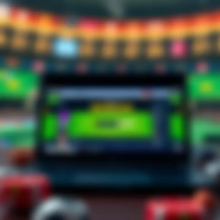 Diverse Betting Platforms with Registration Bonuses Visual representation of online betting platforms with bonus offerings.