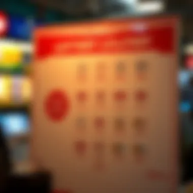 Diagram displaying various lottery games offered