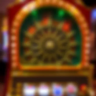 Intricate design of Wheel of Fortune slot machine